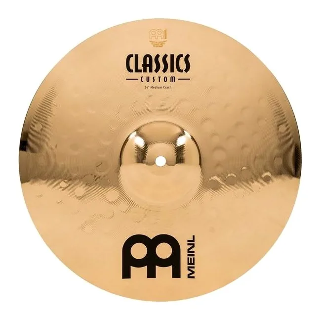 Meinl 14" Classics Custom Med. Crash, vue de profil, photo 2