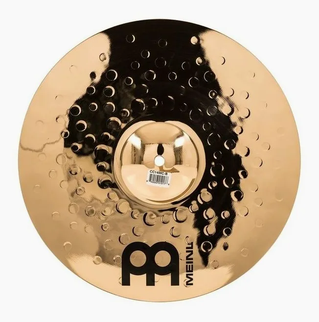 Meinl 14" Classics Custom Med. Crash, vue de près, photo 3