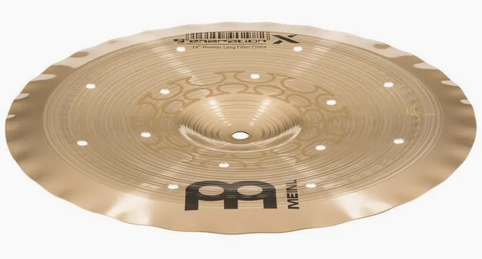 Meinl 14" Generation X Filter China, de face sur fond neutre