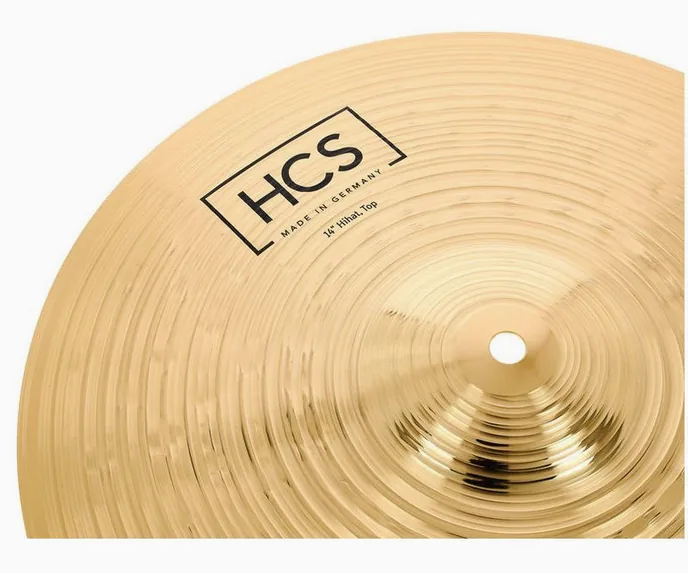 Meinl 14" HCS Hi-Hat, vue de face, photo 4