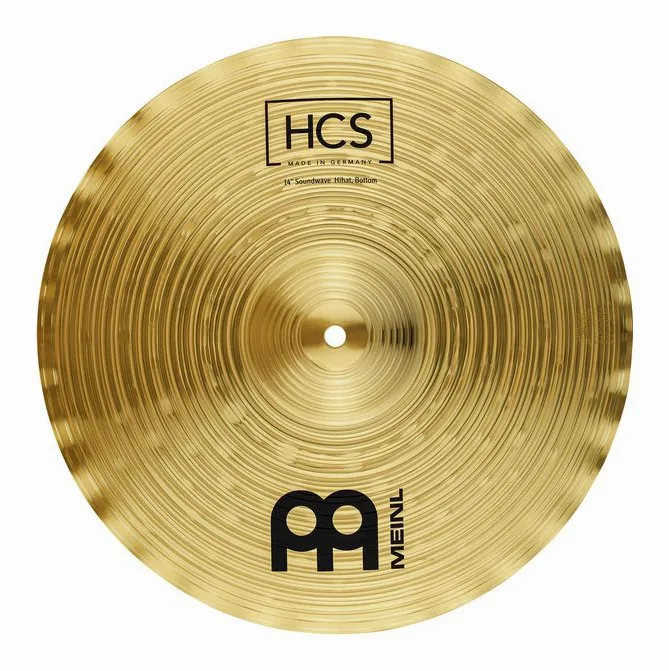 Meinl 14" HCS Soundwave Hi-Hat, vue de trois quarts, photo 2