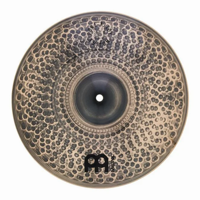 Meinl 14" Pure Alloy Custom Hi-Hat, vue de profil, photo 4