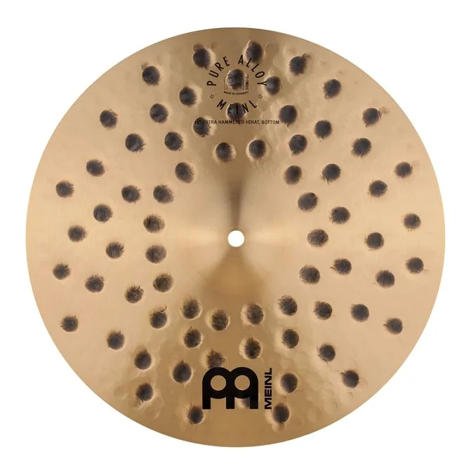 Meinl 14" Pure Alloy E.Hammered Hats, vue de près, photo 3