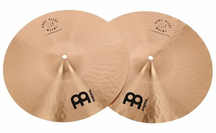 Meinl 14" Pure Alloy Soundwave Hats, vue de face, photo 2