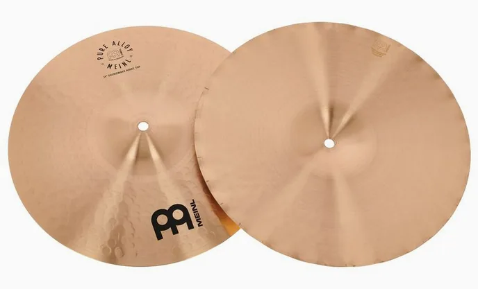 Meinl 14" Pure Alloy Soundwave Hats, vue de près, photo 3