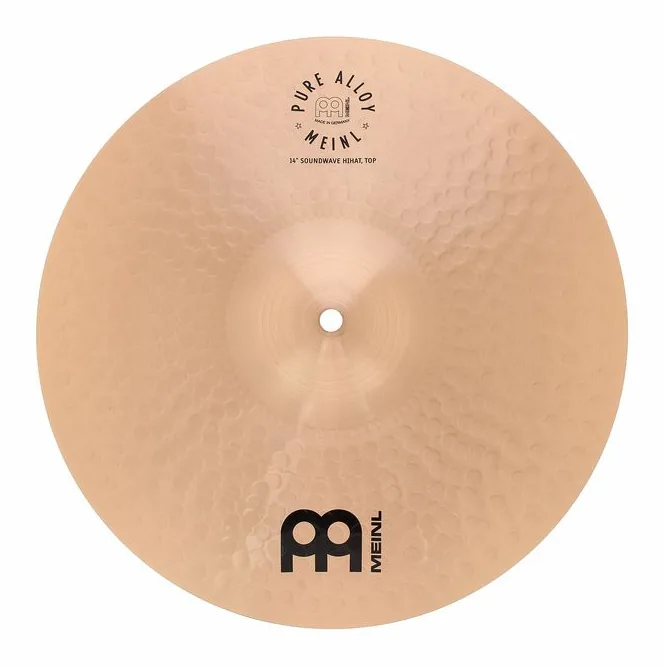 Meinl 14" Pure Alloy Soundwave Hats, vue de face, photo 4