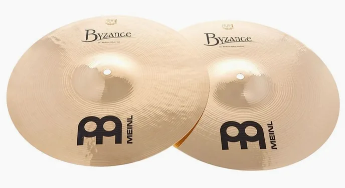 Meinl 14"Byzance Medium HiHat Brill., vue de dessus, photo 2