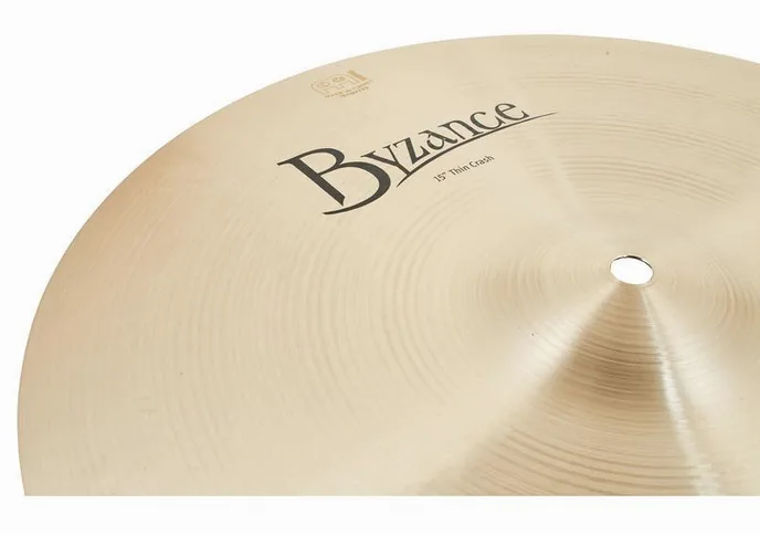 Meinl 15" Byzance Thin Crash, sur fond neutre, photo 4