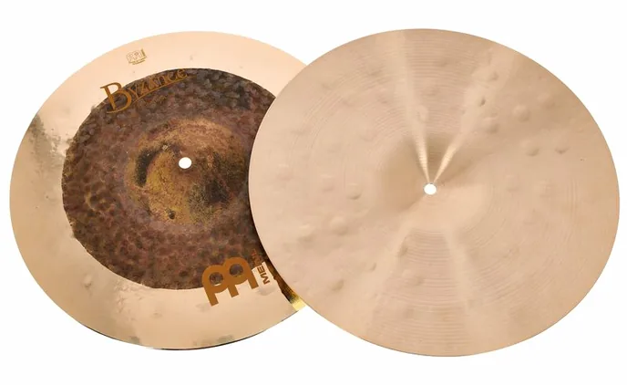 Meinl 15" Byzance Dual Hi-Hat, vue de profil, photo 3