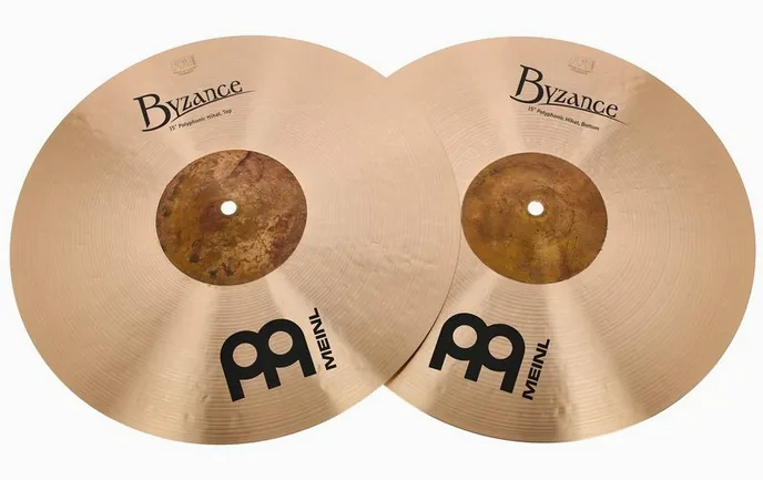Meinl 15" Byzance Polyphonic Hi-Hat, vue de dessus, photo 2