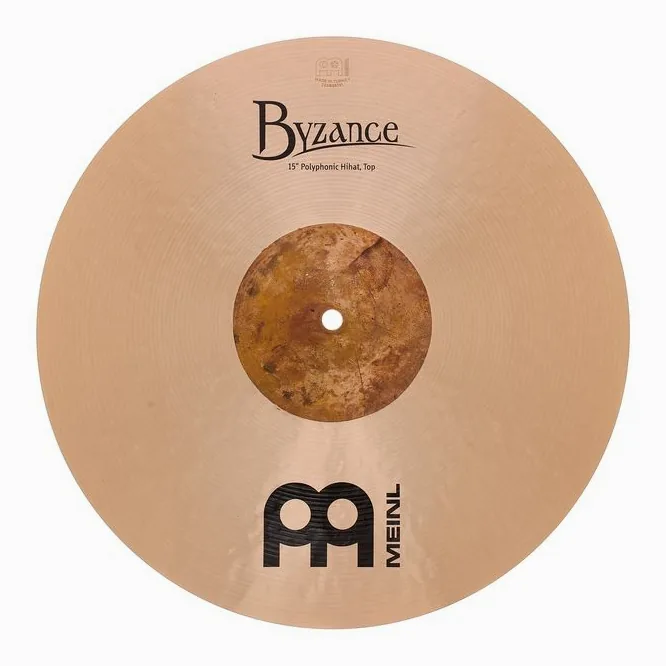 Meinl 15" Byzance Polyphonic Hi-Hat, vue de près, photo 4