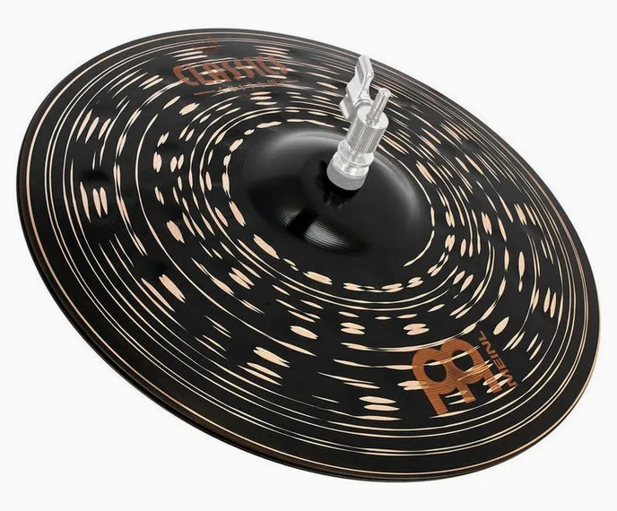 Meinl 15" Classics Custom Dark HH, de face sur fond neutre