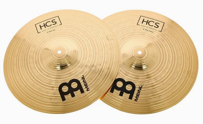 Meinl 15" HCS Hi-Hat, sur fond neutre, photo 2