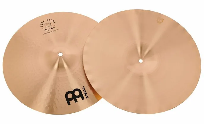 Meinl 15" Pure Alloy Soundwave Hats, vue de trois quarts, photo 3