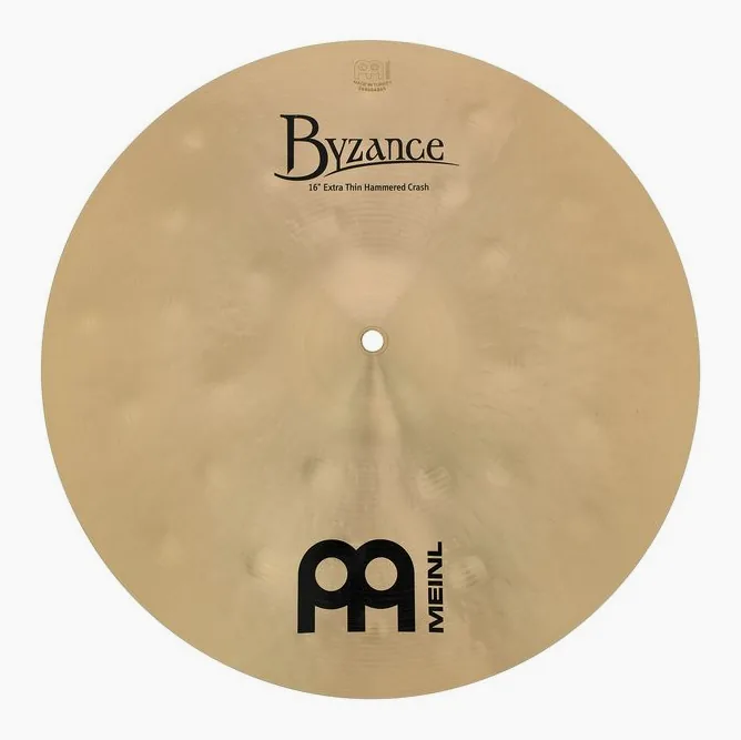 Meinl 16" Byzance Extra Thin Crash, vue de dessus, photo 2