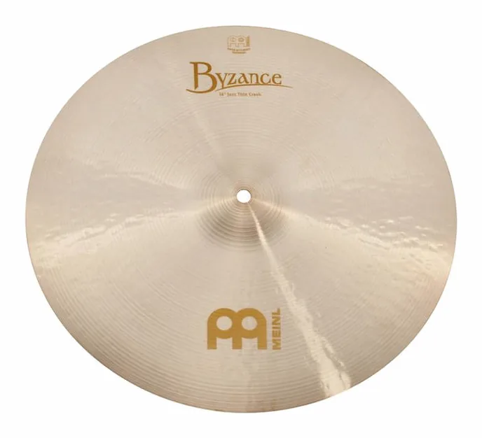 Meinl 16" Byzance Jazz Thin Crash, vue de dessus, photo 2