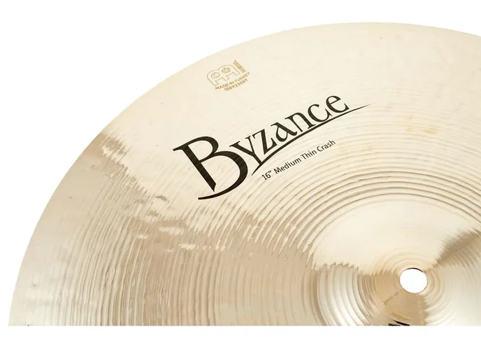 Meinl 16" Byzance Med. Thin Crash B., vue de près, photo 3