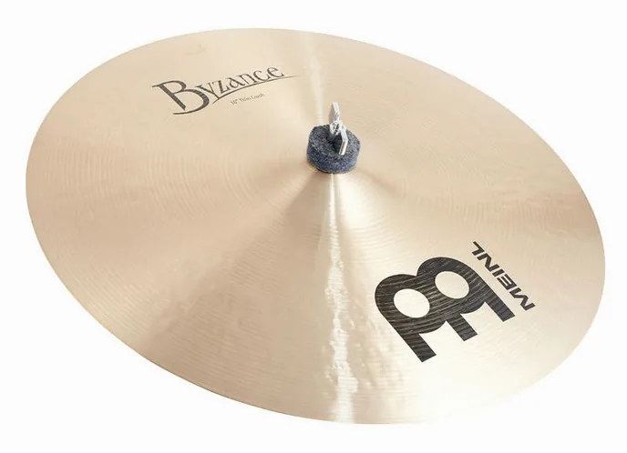 Meinl 16" Byzance Thin Crash, de face sur fond neutre