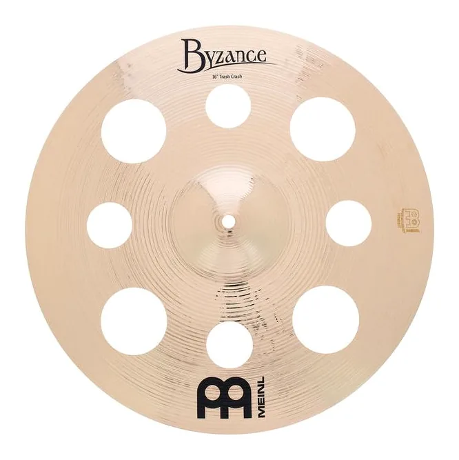 Meinl 16" Byzance Trash Crash Brill., vue de près, photo 2