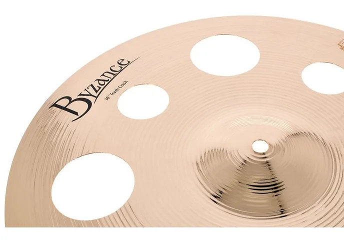 Meinl 16" Byzance Trash Crash Brill., vue de près, photo 4