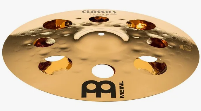 Meinl 16" Classic Custom Trash Stack, vue de près, de face