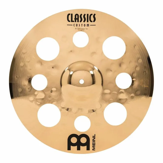 Meinl 16" Classic Custom Trash Stack, vue de trois quarts, photo 3