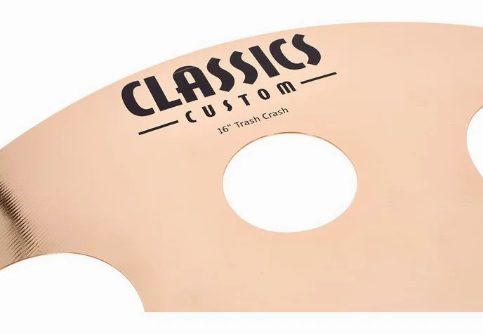 Meinl 16" Classics Cust. Trash Crash, vue de profil, photo 3