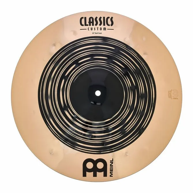 Meinl 16" Classics Custom Dual Crash, vue de face, photo 2