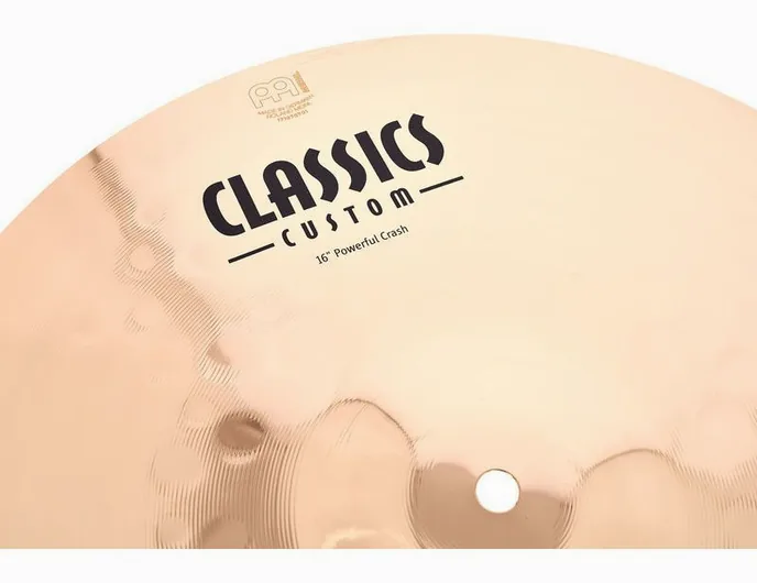 Meinl 16" Classics Custom Pow. Crash, vue de près, photo 4