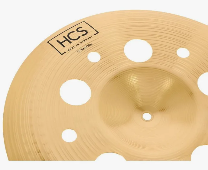 Meinl 16" HCS Trash China, sur fond neutre, photo 3