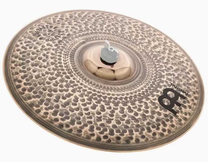 Meinl 16" Pure Alloy Custom Crash, de face sur fond neutre
