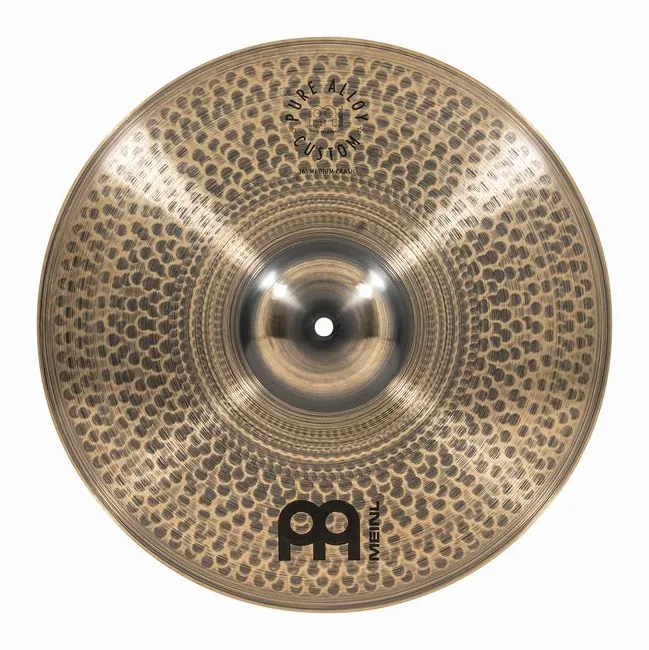 Meinl 16" Pure Alloy Custom M. Crash, vue de profil, photo 2