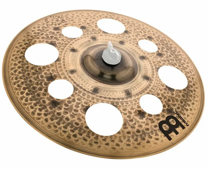 Meinl 16" Pure Alloy Custom Trash Cr, de face sur fond neutre