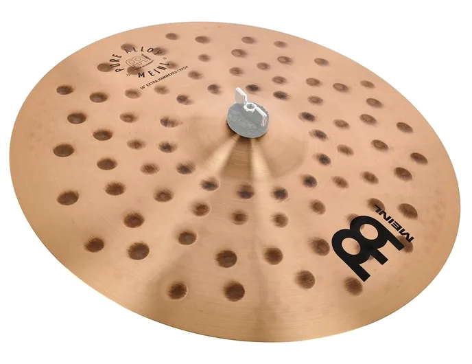 Meinl 16" Pure Alloy E.Hammered Cr., vue de face
