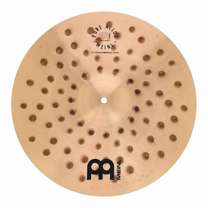 Meinl 16" Pure Alloy E.Hammered Cr., vue de profil, photo 2