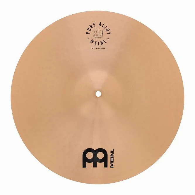 Meinl 16" Pure Alloy Thin Crash, vue de près, photo 2