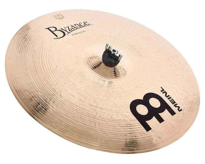 Meinl 16"Byzance Medium Crash Brill., sur fond neutre