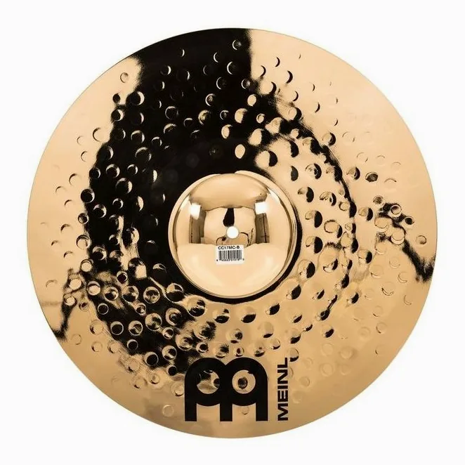 Meinl 17" Classics Custom Med. Crash, vue de trois quarts, photo 3