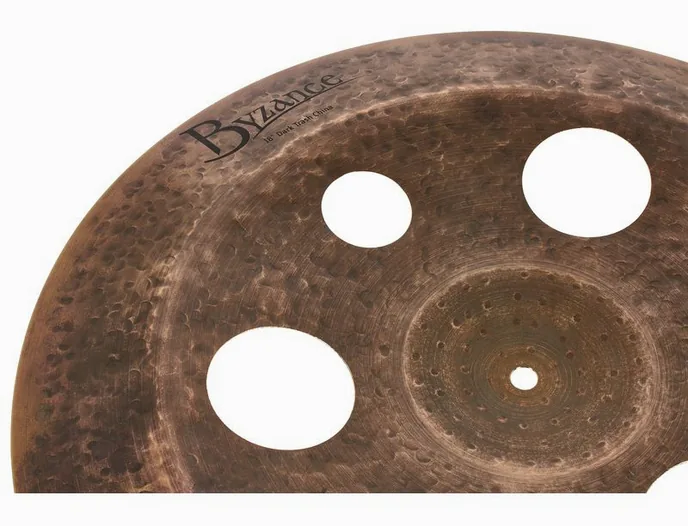 Meinl 18" Byzance Dark Trash China, vue de près, photo 4