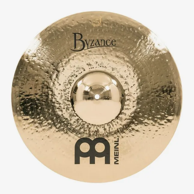 Meinl 18"Byzance Heavy H. Crash, vue de trois quarts, photo 2