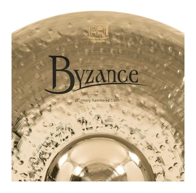 Meinl 18"Byzance Heavy H. Crash, vue de trois quarts, photo 4