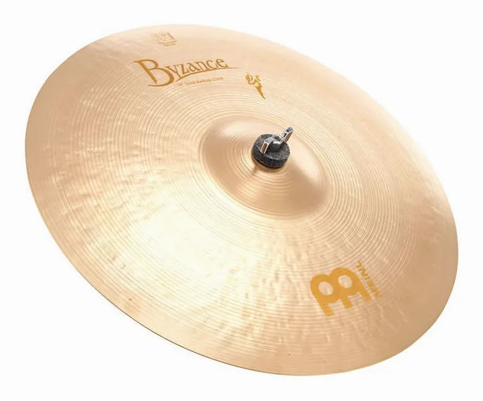 Meinl 18" Byzance Sand Medium Crash, vue de près, de face