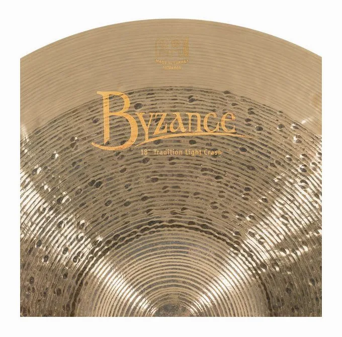 Meinl 18" Byzance Tradi. Light Crash, vue de face, photo 4