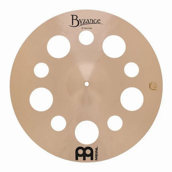 Meinl 18" Byzance Trash Crash Trad., vue de trois quarts, photo 2