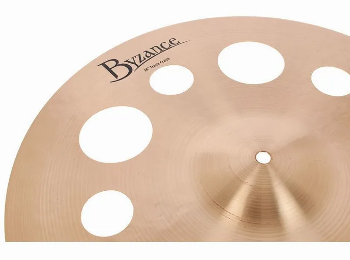 Meinl 18" Byzance Trash Crash Trad., sur fond neutre, photo 4