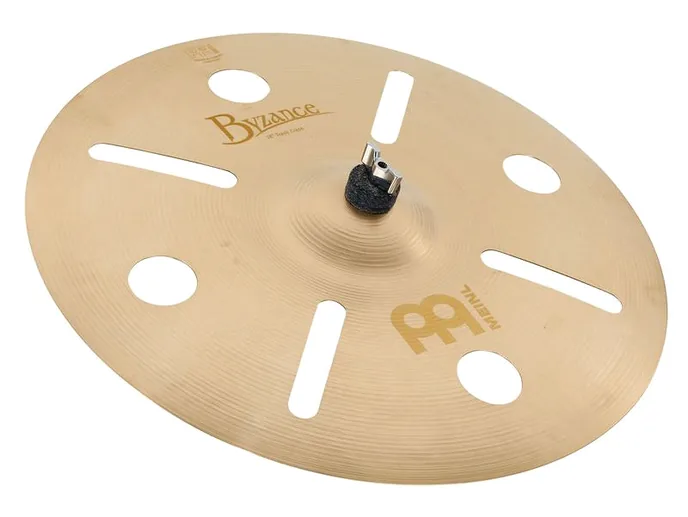 Meinl 18" Byzance Vintage Trash Cras, vue de près, de face