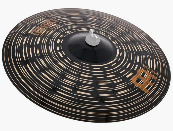 Meinl 18" Class. Cust. Dark Heavy CR, de face sur fond neutre