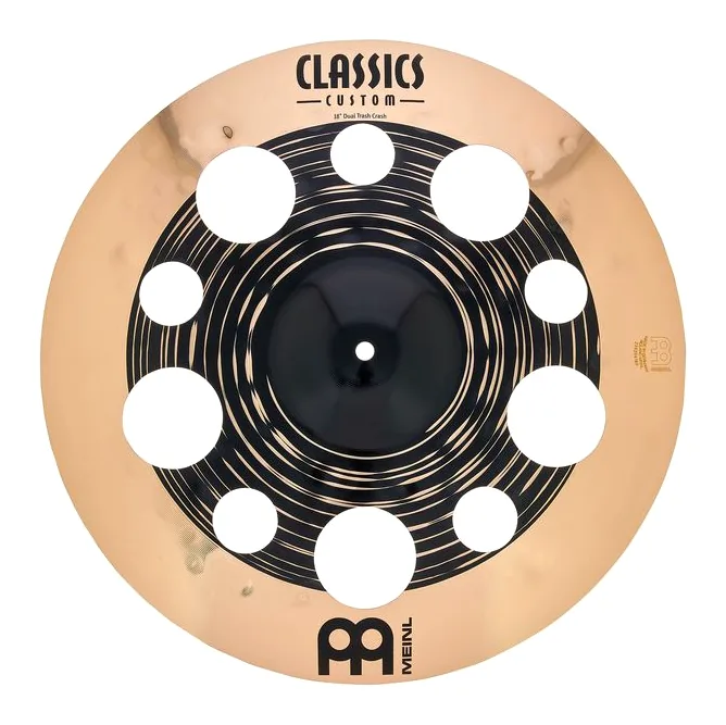 Meinl 18" Classics C. Dual Trash Cr., vue de profil, photo 2