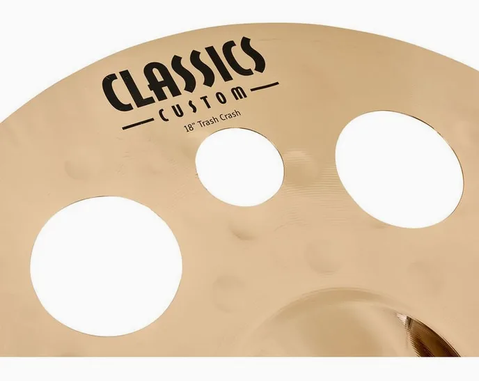 Meinl 18" Classics Cust. Trash Crash, vue de face, photo 3