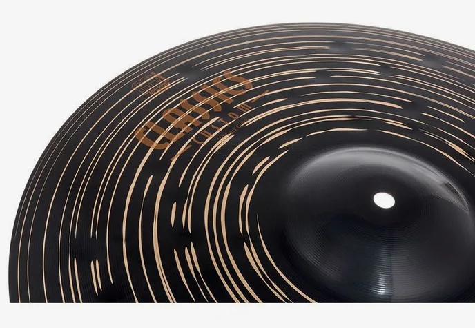 Meinl 18" Classics Custom Dark Crash, vue de profil, photo 3